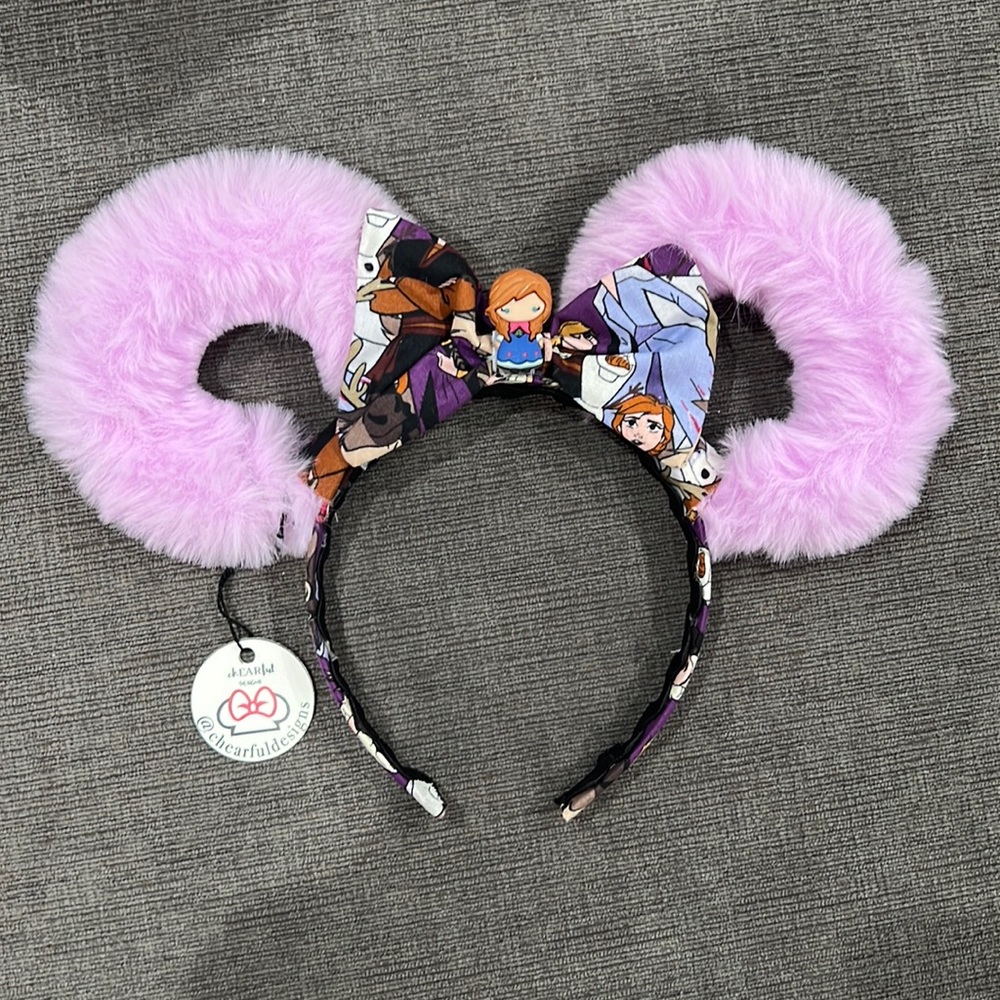 Fluffy Frozen Disney Inspired Ears by chEARful designs